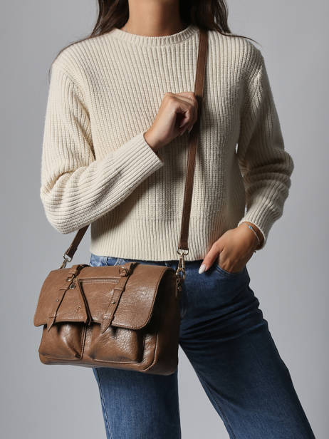 Shoulder Bag Bride Lulu castagnette Brown bride ZAYANN other view 1