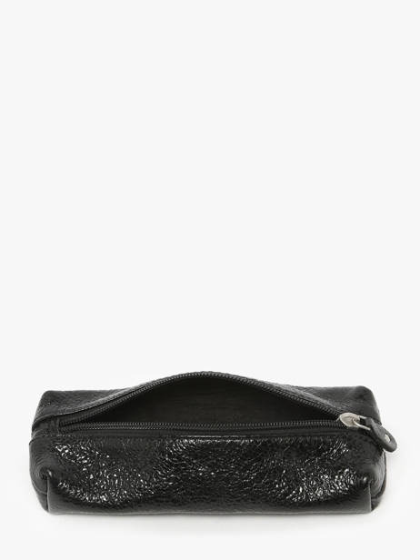 Leather Eclipse Pencil Case Paul marius Black eclipse PLUMIECL other view 1