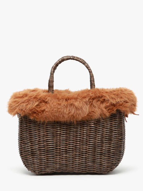 Shopping Bag Doudou Le voyage en panier Brown doudou M other view 5