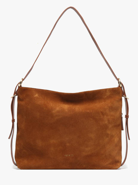 Sac Porté épaule Moreen Cuir Daim Nat et nin Marron vintage MOREEN