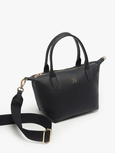 Handbag Popette Recycled Polyester Tommy hilfiger Blue popette AW17708 other view 2