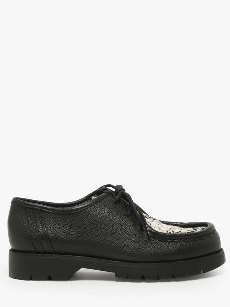 Derby Shoes In Leather Kleman Black women PADRINIB