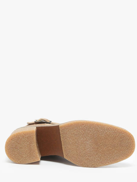 Bottines à Talon En Cuir Alpe Marron women 54651109 vue secondaire 4