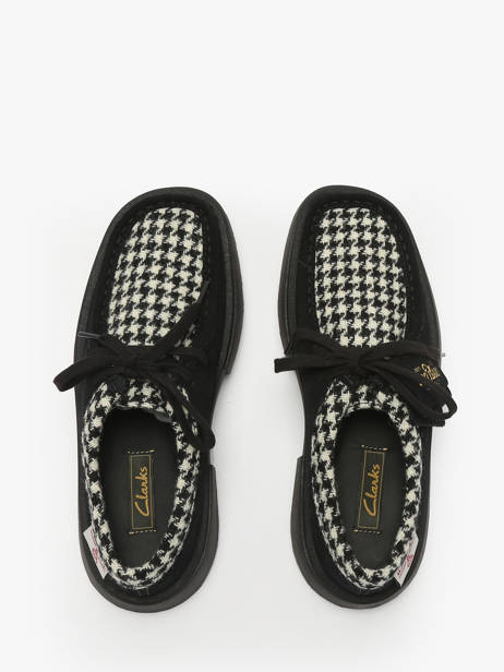 Derby Shoes In Leather Clarks Black women 26184945 other view 3