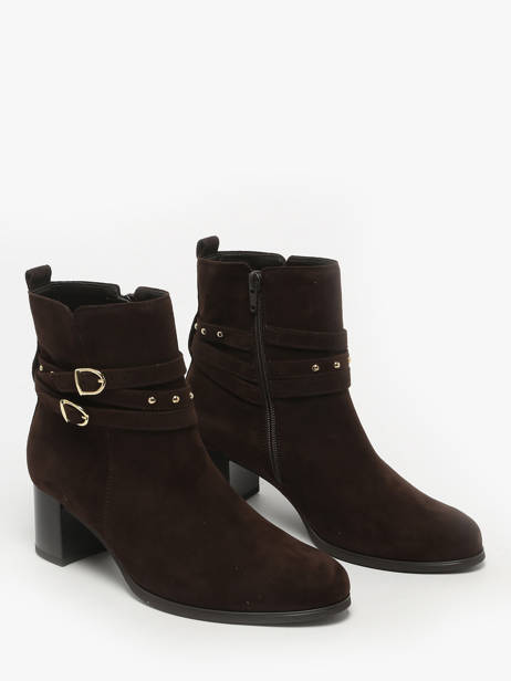 Heeled Boots In Leather Gabor Brown women 18 other view 1