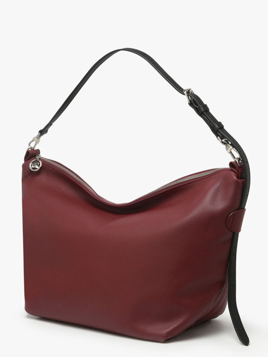 Longchamp Besace longchamp cuir Hobo bag Violet