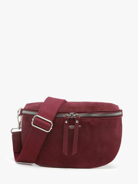 Sac Banane Miniprix Rouge velvet F7505
