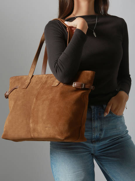 Leather Marceau Tote Bag Nat et nin Brown vintage MARCEAU other view 1