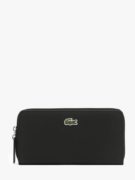 Portefeuille Lacoste Noir l.12.12 concept NF2900PK