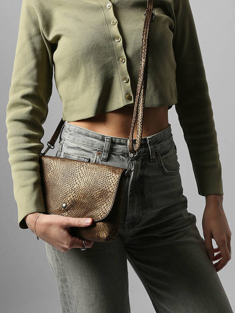 Sac Bandoulière Snake Miniprix Marron snake 19645 vue secondaire 1