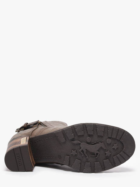 Heeled Boots Mustang Beige women M0182004 other view 4