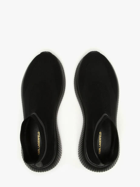 Sock Sneakers Kreeper Run Mid Karl lagerfeld Black women KL64444 other view 3