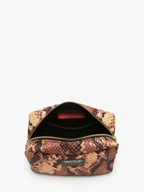 Trousse De Toilette Wouf Marron boa TT250016 vue secondaire 1
