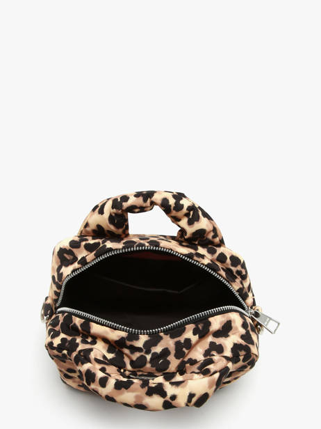 Shoulder Bag Feline Recycled Polyester Wouf Brown feline BB250020 other view 3