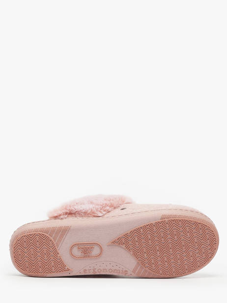 Slippers Isotoner Pink women 97416 other view 4