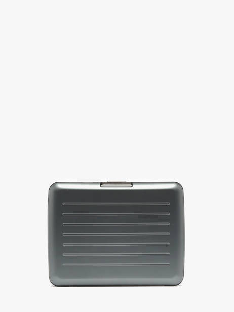 Card Holder Leather Ogon Gray original ORI other view 2