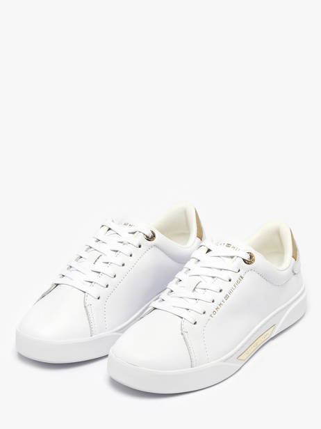 Sneakers En Cuir Tommy hilfiger Blanc women 9019YBS vue secondaire 1