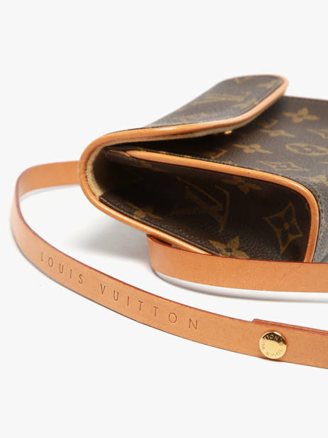 Preloved Louis Vuitton Waist Bag Florentine Monogram Brand connection Brown louis vuitton AAX5645 other view 2