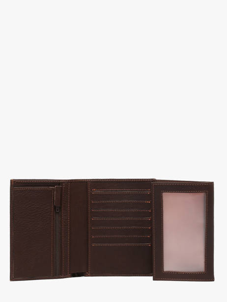 Portefeuille Cuir Arthur & aston Marron ange 424 vue secondaire 2