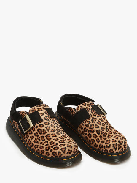 Slippers Jorge Iii In Leather Dr martens Black women 41088200 other view 5