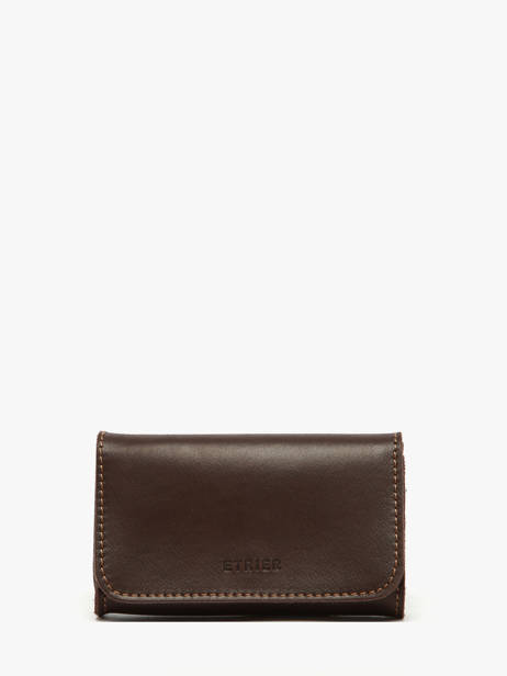 Porte-monnaie Oil Cuir Etrier Marron oil EOIL650
