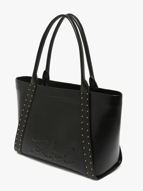 Sac Porté épaule K/ville Studs Cuir Karl lagerfeld Noir k ville B1W30261 vue secondaire 2