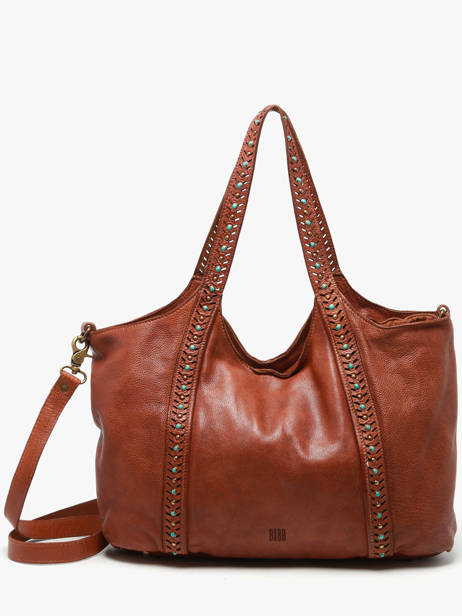 Sac Porté épaule Heritage Cuir Biba Marron heritage WIE1L
