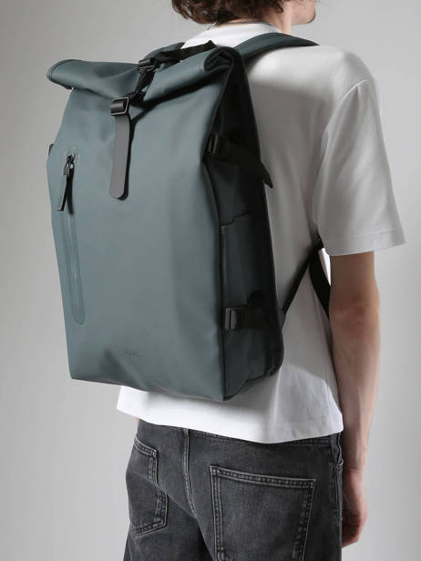Rolltop Rucksack Large - Sac à Dos Rains Bleu city 14590 vue secondaire 1
