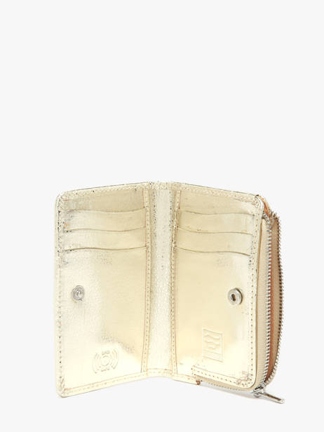 Portefeuille Cuir Crinkles Or caviar 14340 vue secondaire 1