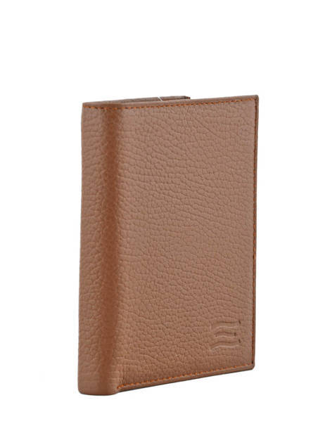 Portefeuille Cuir Crinkles Marron caviar 14089 vue secondaire 1