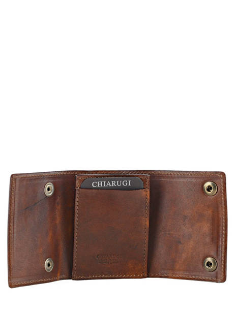 Portefeuille Cuir Chiarugi Marron street 51098 vue secondaire 2