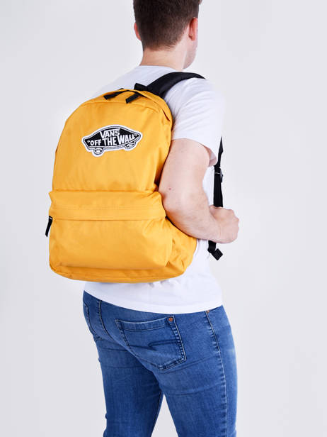 1 Compartment Backpack Vans Yellow backpack VN0A3UI6 other view 2