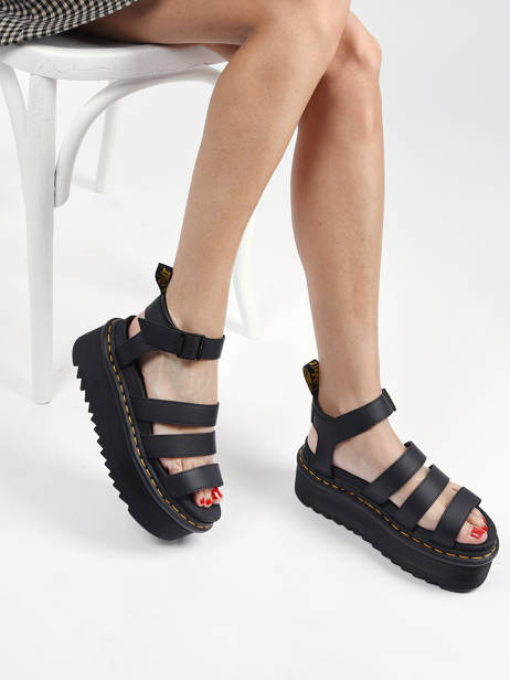 Leather Platform Sandals Blaire Quad Hydro Dr martens women 27296001 other view 2