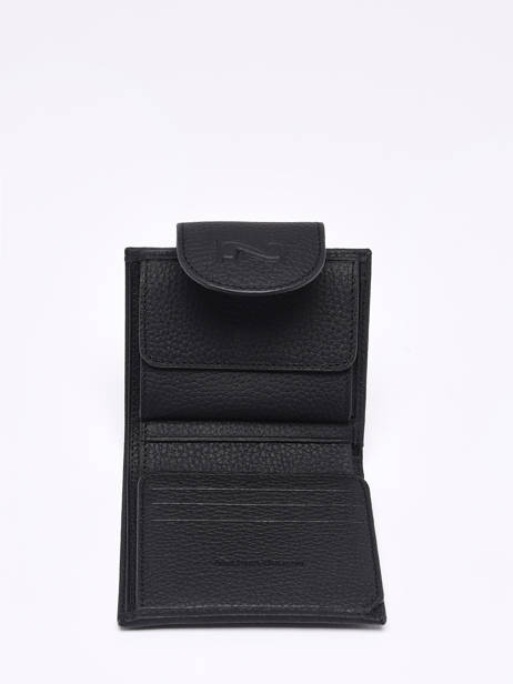 Leather Trifold Wallet Nathan baume Black original n 116N other view 1