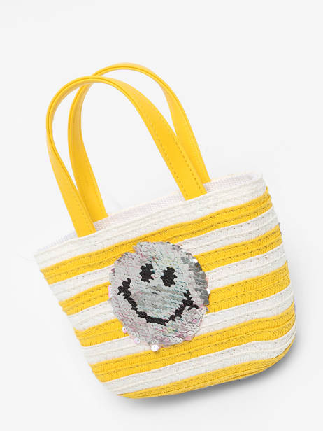 Sac Porté Main Le voyage en panier Jaune kids PM374 vue secondaire 1